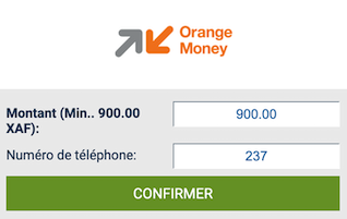 orange money retrait pari sportif