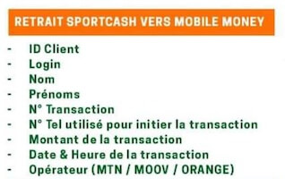 probleme retrait sportcash mtn