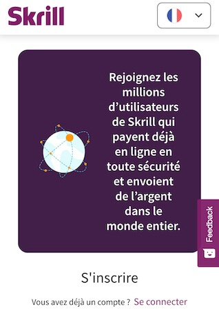 skrill créer un compte