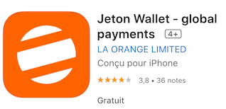 application mode de paiement jeton wallet