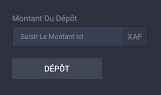 procédure de dépôt avec orange money sur betmomo