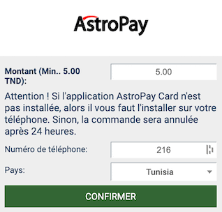 retirer ses gains avec Astropay chez le bookmaker Melbet