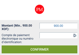 effectuer un retrait sur 1xbet avec Perfect Money