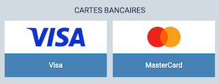 Dépôt par carte bancaire sur 1xBet