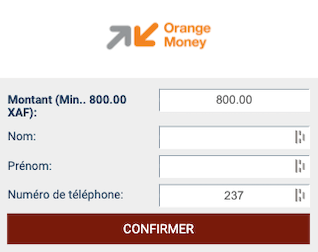 Informations retrait sur 888Starz avec Orange Money