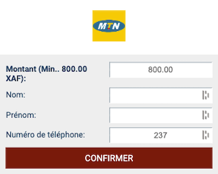 Informations retrait MTN Money sur 888Starz