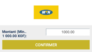 Information sur le depot d'argent avec MTN Momo sur Betwinner