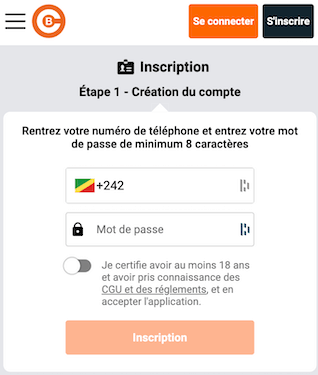 informations inscription sur congo bet au congo brazzaville